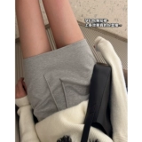 Летняя мини-юбка для беременных, осенняя юбка с поддержкой живота, с акцентом на бедрах, подходит для подростков, А-силуэт