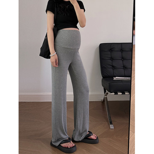 孕妇瑜伽阔腿裤孕期产后可穿