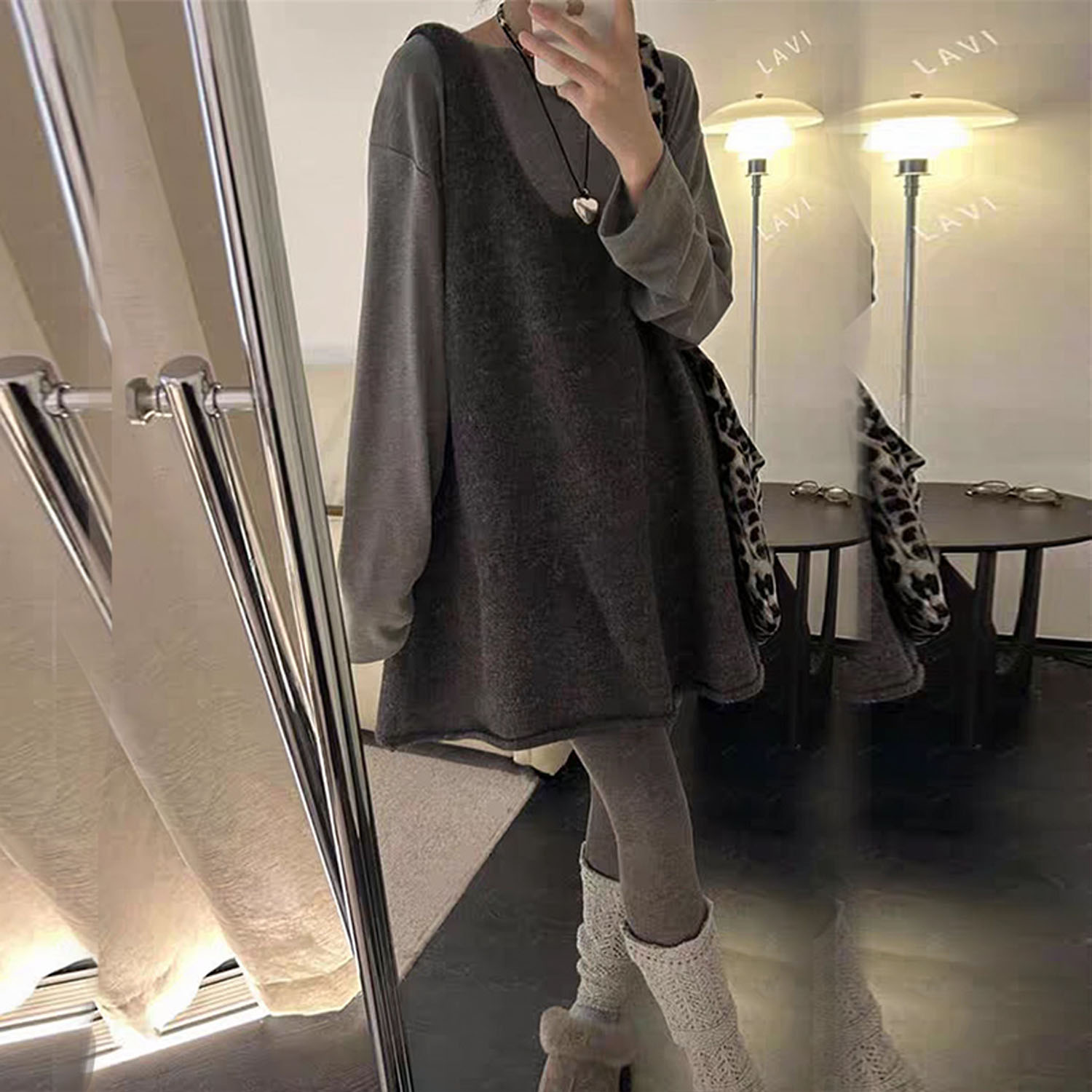 AUMS孕妇内搭上衣背心连衣裙