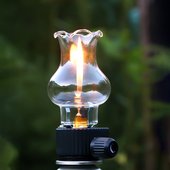 青锁曼新复古氛围庭院帐篷户外卡式 炉气罐灯燃气灯野营气罐照明灯