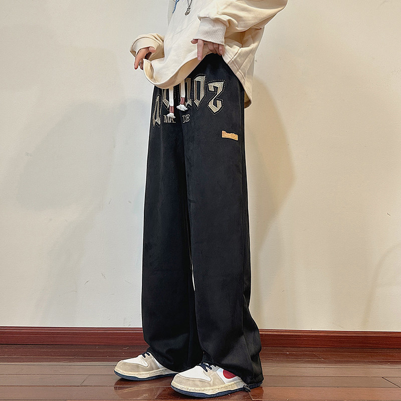 裤子男高街ins潮牌设计感小众卫裤美式嘻哈运动休闲裤-G01-P45,男装休闲裤,星座307-3(原516-1)
