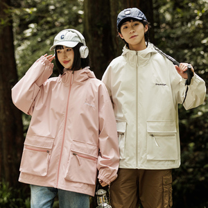 山系户外防水情侣春秋季冲锋衣男女三防登山服夹克外套-JK03-P68