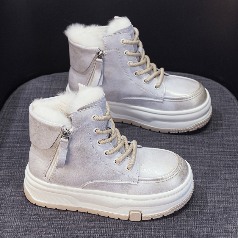 真皮雪地靴女2025新款爆款冬季