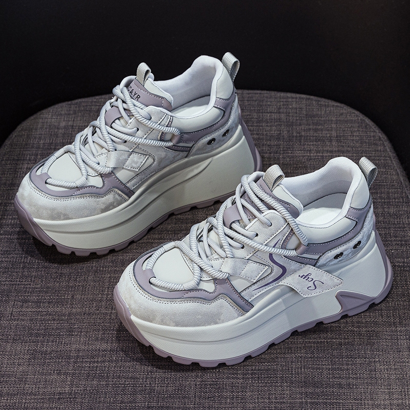 秋冬季老爹鞋女2025新款阿甘鞋