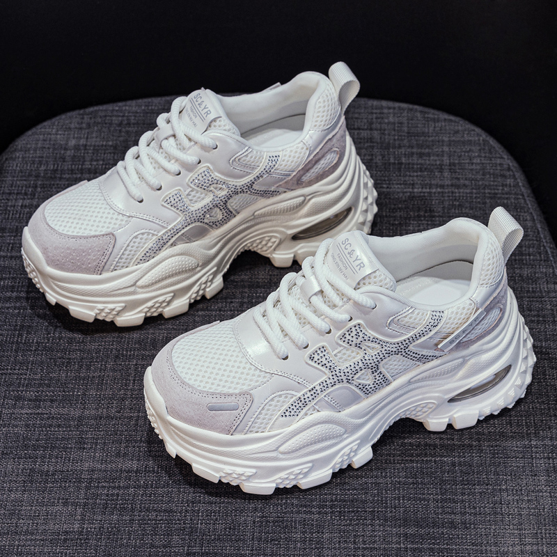 内增高厚底老爹鞋女2025新款秋季