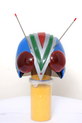 假面骑士骑士人头盔皮套翻模玻璃钢软甲