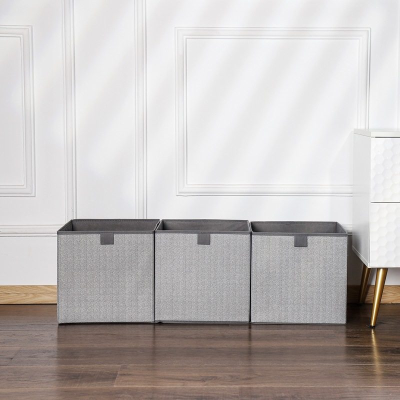 亚马逊无纺布桌面收纳盒抽屉式布艺收纳箱无盖衣物收纳杂物整理箱,收纳整理,茶具收纳盒,淘宝优惠券,粉丝福利购,淘宝优惠卷