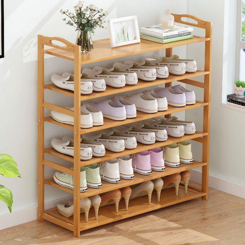 楠竹鞋架简易家用门口多层经济型收纳防尘宿舍实木小鞋柜置物架子,住宅家具,儿童鞋架,淘宝优惠券,粉丝福利购,淘宝优惠卷