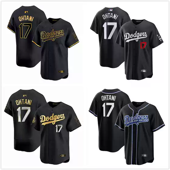 New Los Angeles Dodgers 17 #   Ohtani Daigaku Shouhei Men's and Women's Baseball Uniforms Kidsren's Embroidered Jerseys