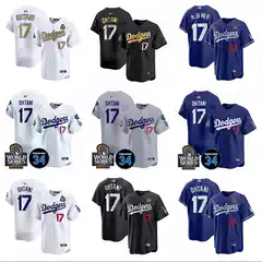 New Los Angeles Dodgers Los Angeles 17 #   Ohtani Men's and Women's Baseball Uniforms Fully Embroidered Jerseys