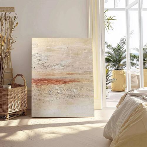 手绘油画抽象侘寂风玄关装饰画现代简约客厅挂画立体肌理书房壁画