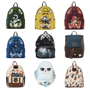 正品代购Loungefly Harry Potter哈利波特痛包英伦风双肩背包周边