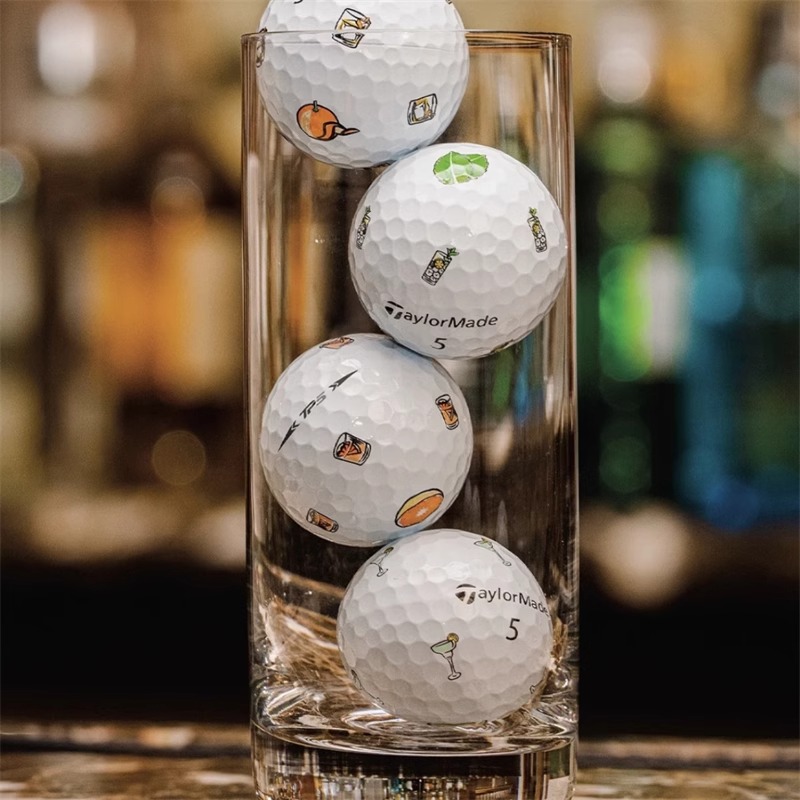 TaylorMade 泰勒梅 TP5 PIX 鸡尾酒纪念收藏款专业高尔夫球三层球