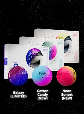 代购 Vice Pro Galaxy 泼墨高尔夫球 三层球限量版银河系列组合装