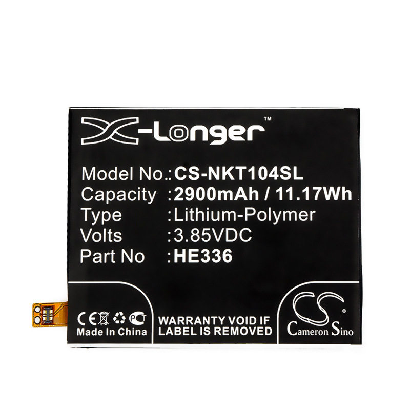 cs适用诺基亚nokia 5 dual sim td-lte hmd heart手机电池he336