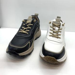 b纳s男鞋运动鞋秋冬新款皮面防水休闲真皮跑步鞋运动鞋子男潮