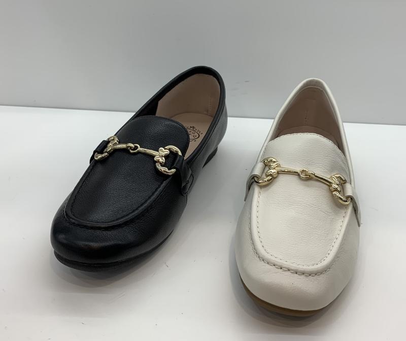 美韵风情真皮乐福鞋女单鞋女平底软皮皮鞋女鞋春夏圆头英伦风