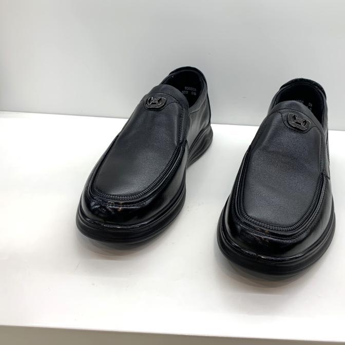 劳伦波仕男鞋春秋季新款真皮休闲皮鞋男士一脚蹬软底防滑透气驾车
