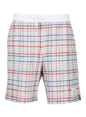 Thom Browne汤姆布朗男经典方格粗花呢短裤男士春夏XY促销