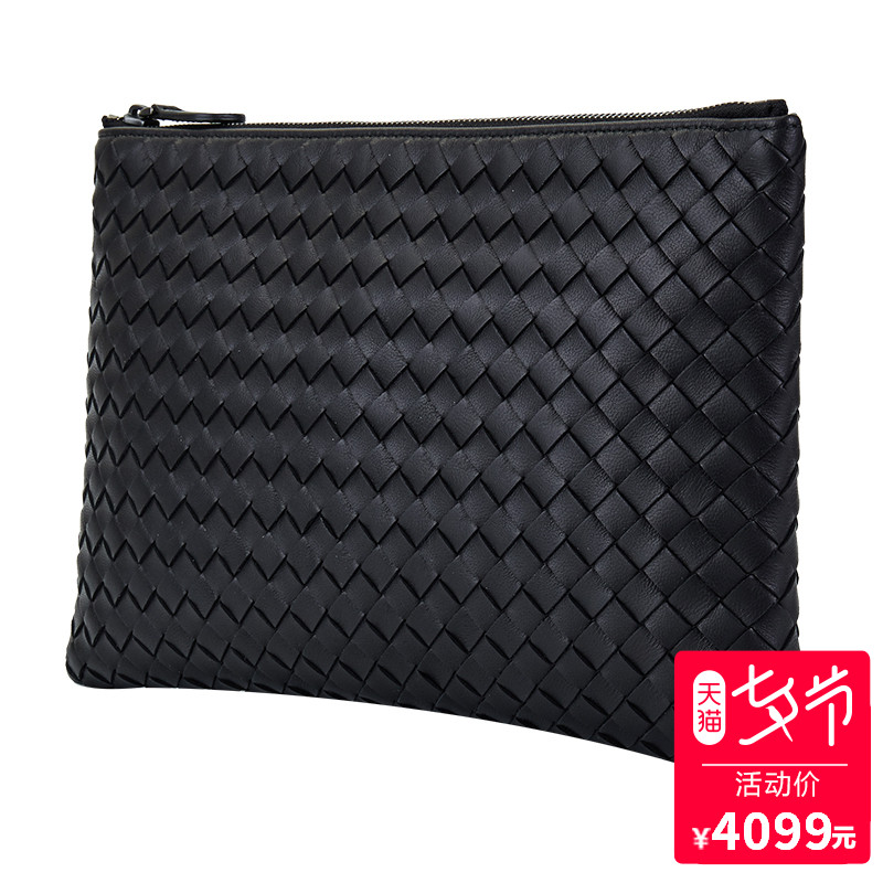Bottega Veneta/±¦ç¾¼ÎBV256400V0010ÉÝÆ·ÄÐÊ¿ÑòƤ¾µä±àÖÆÊÖÄðü