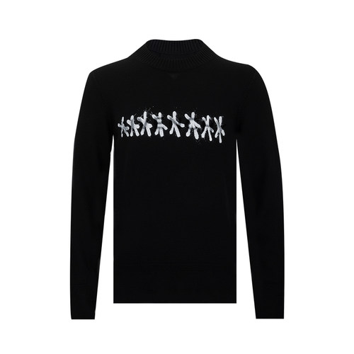 Givenchy字母logo针织衫毛衣男士