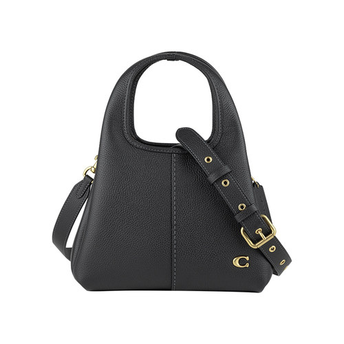 COACH经典纹理皮质手提包女士