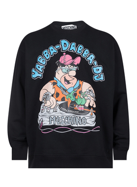 moschino/莫斯奇诺摩登原始人联名全棉卫衣男士XY精选