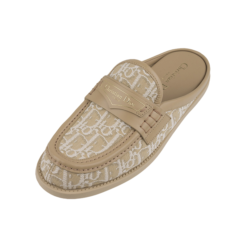 迪奥女经典穆勒鞋包头拖鞋女士