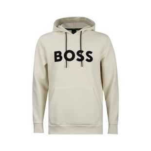 2026秋冬新款 男士 XY推选 Boss雨果博士男logo印花抽绳连帽衫 Hugo