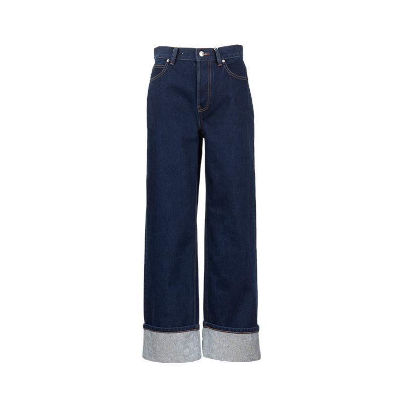 AlexanderWang全棉牛仔长裤女士