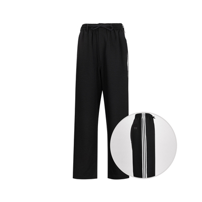 Y-3经典侧条纹抽绳休闲长裤男士