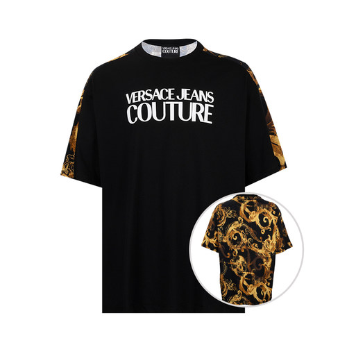 VersaceCouture印花短袖T恤男