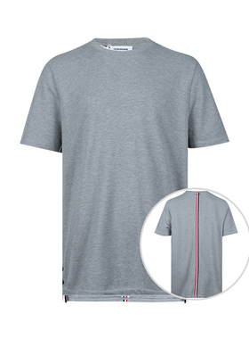 Thom Browne汤姆·布朗男经典条纹全棉短袖T恤男士2026春夏新款XY