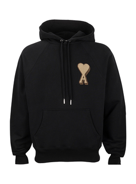 AMI Alexandre Mattiussi男经典logo刺绣连帽衫男士2026新款XY