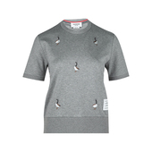 Thom T恤女士新款 Browne汤姆布朗女经典 动物圆领罗纹短袖