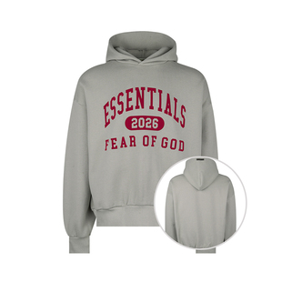 FEAR 新款 logo连帽加绒套头卫衣男士 GOD男经典 ESSENTIALS