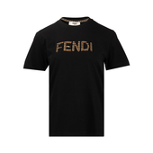 T恤女士2025春夏新款 FENDI芬迪女经典 亮片徽标圆领全棉短袖 XY推选