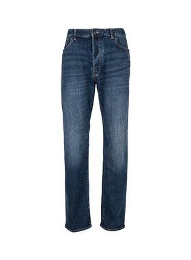 Armani Exchange阿玛尼男logo牛仔长裤男士2025春秋新款XY推选