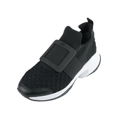 Roger 女士2025年春秋新款 Vivier女经典 拼接无带休闲运动鞋