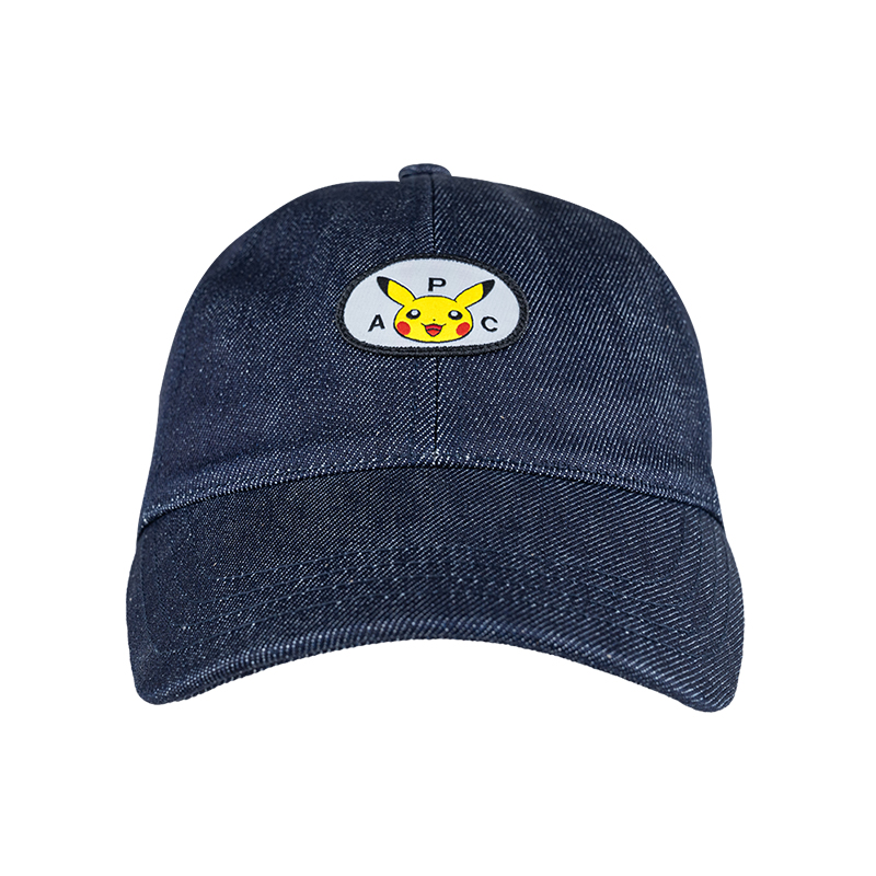 APC经典字母皮卡丘logo棒球帽男