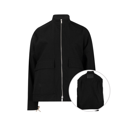 JilSander帆布工装夹克女士