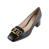 TOD’S XY推选 女士2025春秋新款 托德斯女经典 方头浅口粗跟高跟鞋