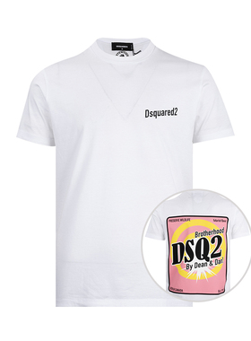 Dsquared2二次方男 Cool Fit 全棉短袖T恤男士2025春夏新款XY推选
