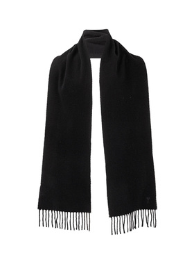 AMI Alexandre Mattiussi男经典logo绒线围巾男士2026新款XY