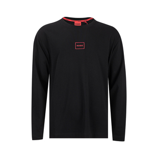Hugo Boss雨果-博斯男经典长袖圆领套头T恤男士2026春秋新款XY
