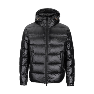 Hugo Boss雨果-博斯男保暖防寒logo连帽棉服男士2025冬季新款XY