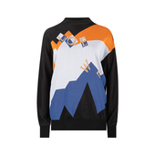 LOEWE 女士秋冬XY促销 罗意威女经典 logo拼色套头衫