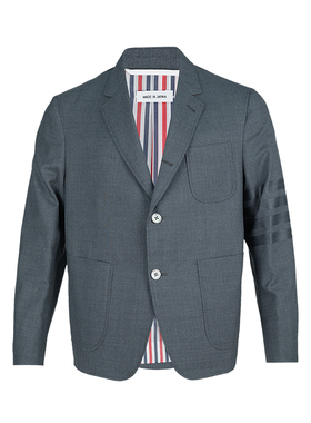 Thom Browne汤姆布朗男经典四条纹西服外套男士2025秋冬新款推选