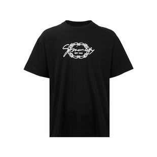 Givenchy/纪梵希男经典Logo徽章圆领直筒短袖T恤男士新款XY推选