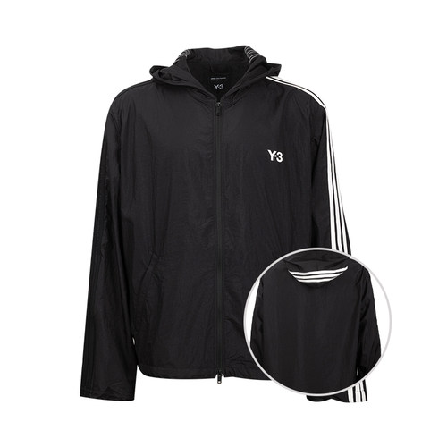Y-3连帽拉链长袖宽松夹克外套